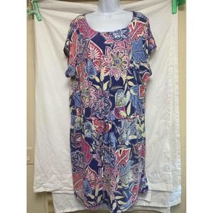 Women’s plus size petite beach dress/cover up, size 3xp